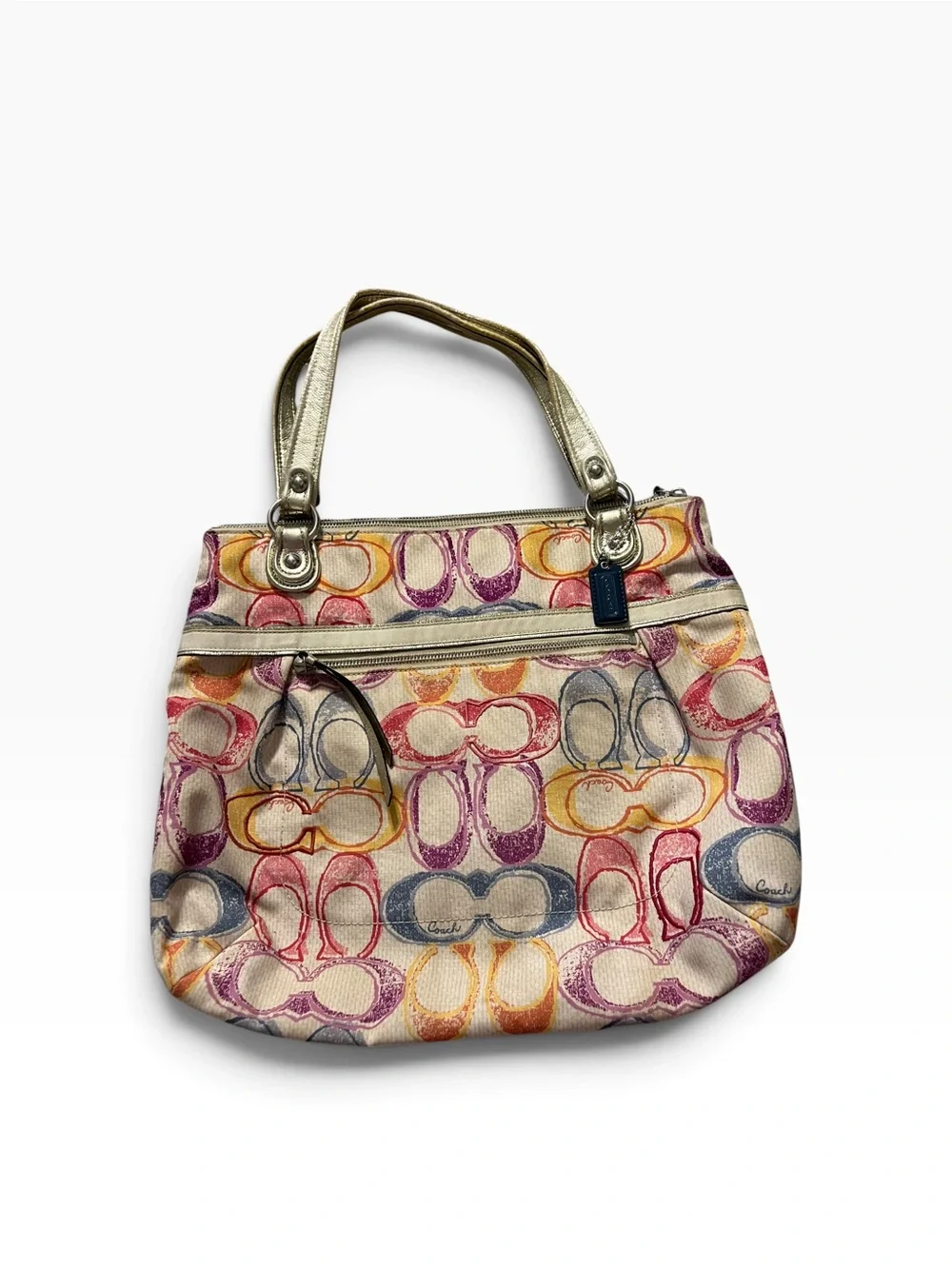 Coach Multicolor Poppy Dream C Glam Shoulder Bag - 19023